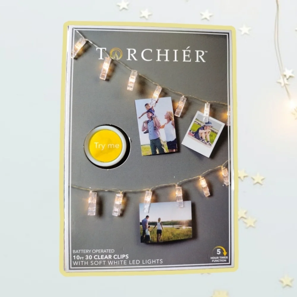 NWT Torchiér 10 ft Clip Led Light String